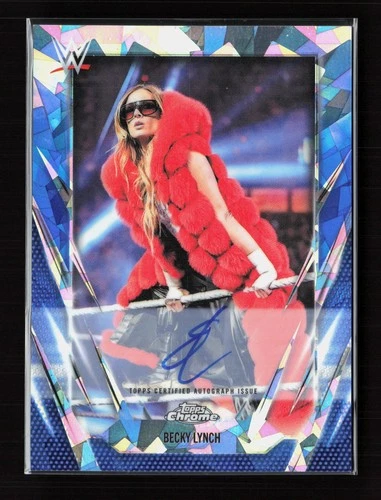 2026 Topps Chrome Sapphire Edition WWE #BCA-BEL Becky Lynch Base Autographs