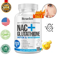 N-Acetyl-Cysteine + Glutathione Capsules 2028mg | Antioxidant