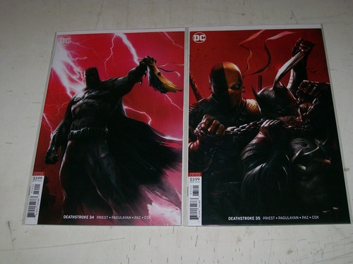 Deathstroke Lot #30-40 Vs. Batman & Arkham Mattina Variante Cover DC 2018-2019 - Bild 4 von 7
