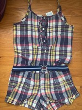 Polo Ralph Lauren Girls Size 12 Summer Romper NWT