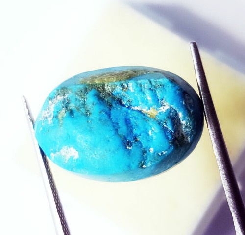 Piedras preciosas sueltas turquesa natural de 16,40 quilates sin calefacción sin tratar certificadas eBay - Imagen 4 de 4