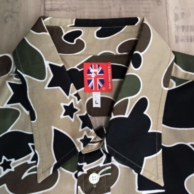BAPE sta camo long sleeve shirt psyche A Bathing Ape Size L | eBay