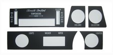 1970-1972 Buick Skylark Gs Black Dash Applique. See Through As Original. W Ac