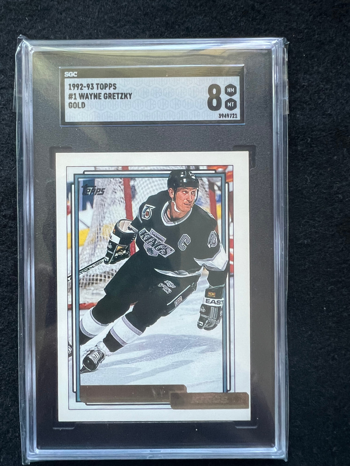 1992-93 Topps Gold  Hockey Wayne Gretzky #1 SGC 8 Los Angeles Kings🔥🏒🔥