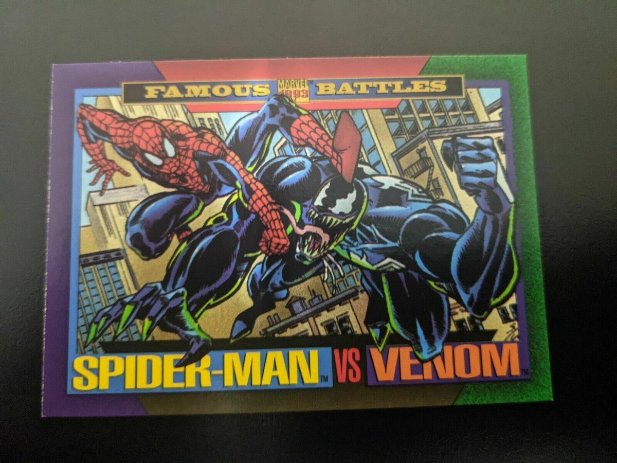 1993 Skybox Marvel Universe IV Spider-Man VS Venom #152