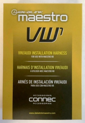 iDatalink HRN-RR-VW1 Plug and Play T-Harness for Maestro RR 2009-Up Volkswagen