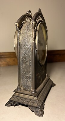 Ansonia “Bella” 1883 Bird Metal Boudoir Mantel Shelf Advertising
