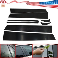 2018-2022 For Toyota Camry Gloss Black Pillar Post Window Door Trims Covers 8PCS