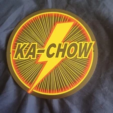 Metal Sign 8" Round Wall Art Man Cave Garage Bar Gas Station Oil KA-CHOW