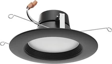 Satco Lighting S11835 Medium (E26) LED Downlight Retrofit - Black