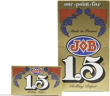 Full Box JOB Gold 1 1/2 1.5 Rolling Papers 24 Booklet (24 Paper Each)
