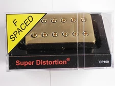 DiMarzio F-spaced Super Distortion Bridge W/Gold Cover DP 100