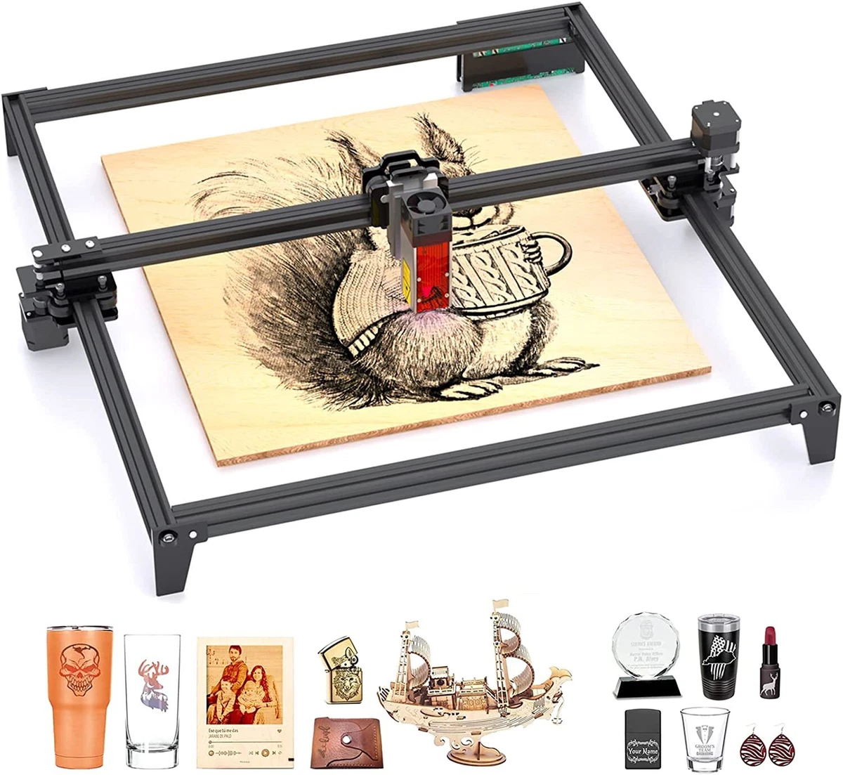 ZBAITU M37 C40-EAIR Laser Engraver Metal and Wood Acrylic Leather