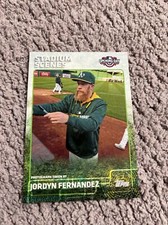 2015 Topps Opening Day Stadium Scenes Jordyn Fernandez Oakland Athletics #STA-JF