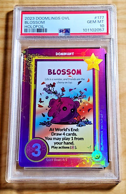 2023 Doomlings Overlush BLOSSOM #177 Holofoil Legendary PSA 10 Gem Mint