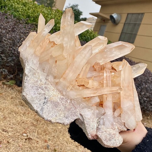 White Crystal Cluster - Natural Quartz Geode Specimen - Healing Energy - 17.8oz - 第 6/12 張圖片