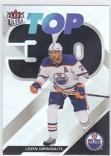 2022/23 FLEER ULTRA..LEON DRAISAITL..TOP 30..CARD # T3-27..OILERS..COMBINED SHIP