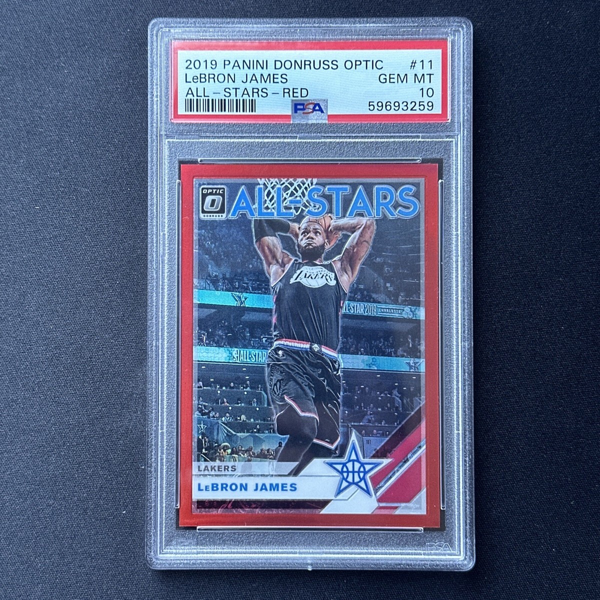 その他 PANINI OPTIC LeBRON JAMES Ticket Red 2023-24 Panini Donruss Optic LeBron James #65 International