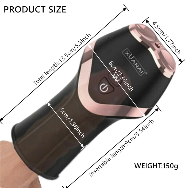 Automatic Handsfree Male Masturbator Cup Stroker Pocket-Pussy Sex Toys Men Adult - Image 4 of 4