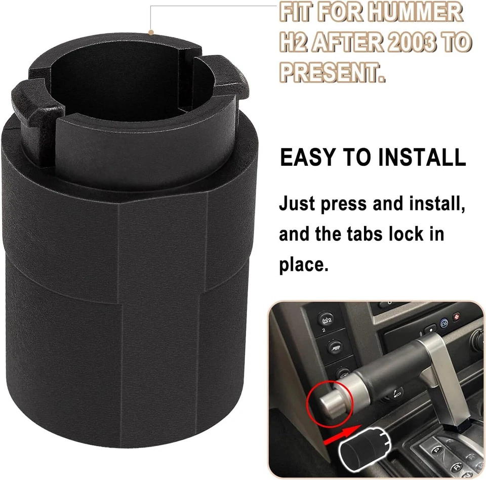 H2 Transmission Shifter Button For 2003+ Hummer H2 Gear Shift Handle Knob Button - Изображение 3 из 4