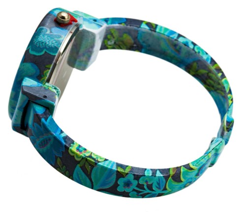 Blekon Collections Analog Quartz Womens 32mm Case Floral Design Cuff Bange Watch - 第 50/60 張圖片