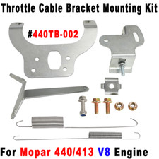 For Mopar 440413 High-rise Intake Manifold Throttle Cable Bracket Mounting Kit For Mopar 440413 High-rise Intake Manifold Throttle Cable Bracket Mounting Kit