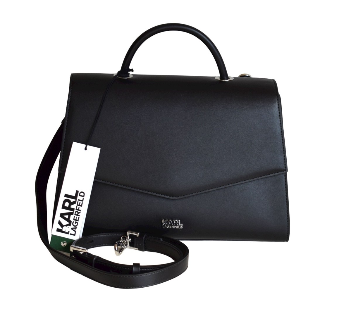 Damen Handtasche Karl Lagerfeld Tasche Klein Schwarz KARL
