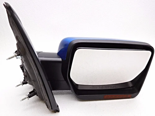 OEM Ford F150 Right Passenger Side Mirror Marks on Cover Blue Flame