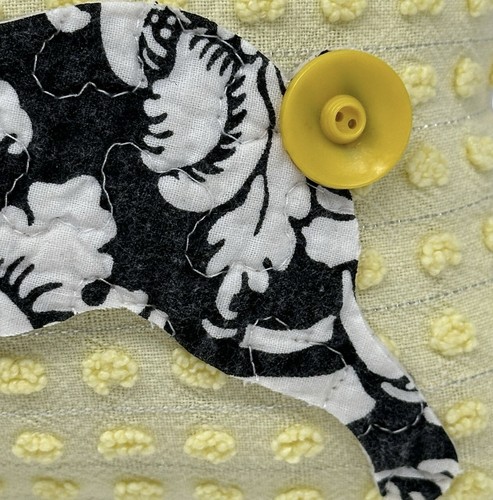 NEW Handmade Leaping Bunny Pillow Vintage Chenille Bedspread - Picture 9 of 11