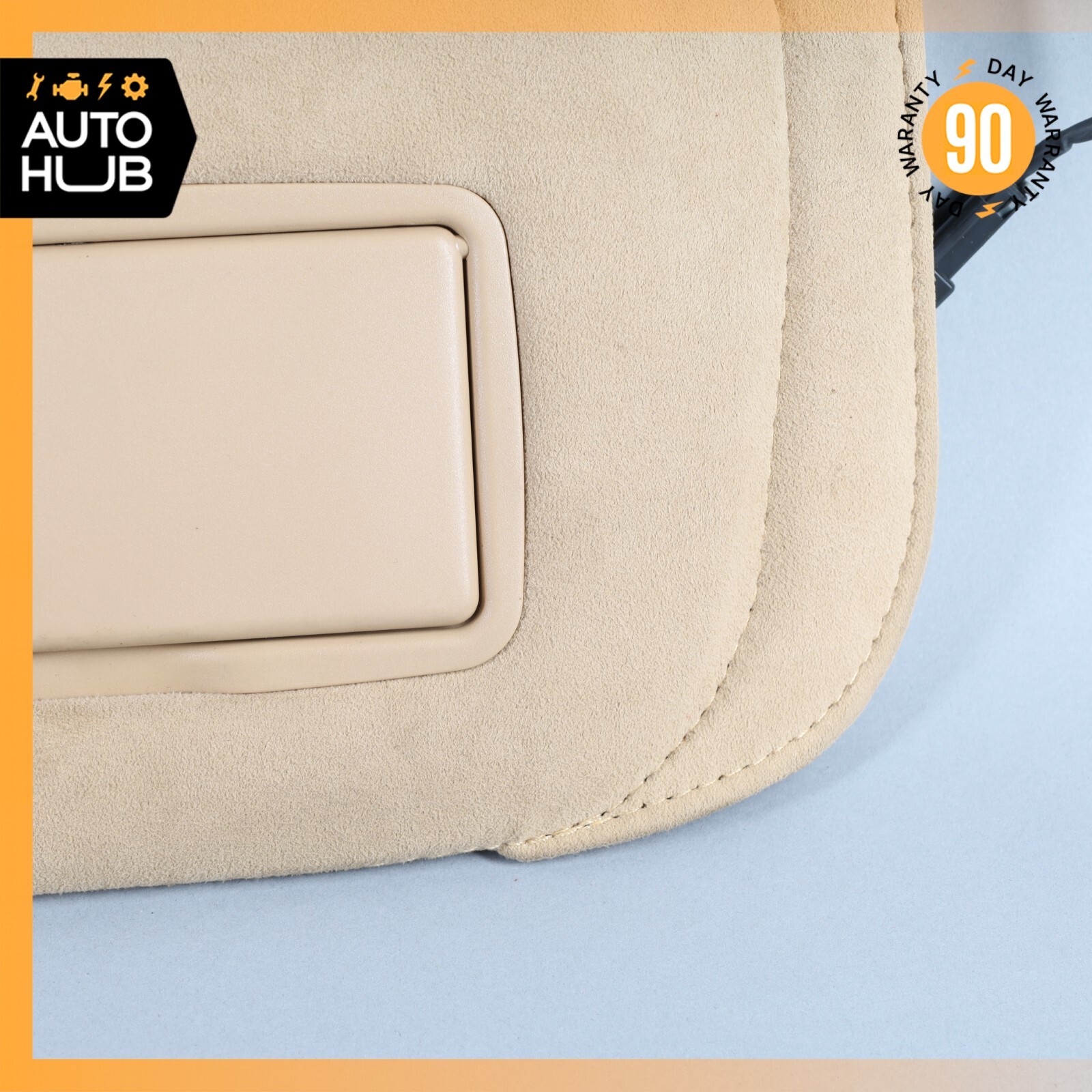 03-19 Maserati GranTurismo S M145 Right Side Sun Visor Shade Suede OEM 61k