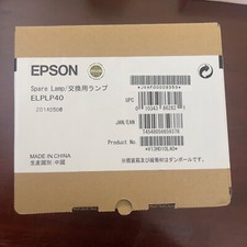 GENUINE ORIGINAL OEM EPSON ELPLP40 LAMP V13H010L40