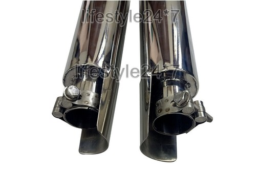 Royal Enfield Interceptor & GT 650 Powerage "Short Exhaust Silencer Polished" - Picture 6 of 8