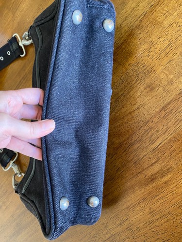 Rare Vintage Oakley Denim Shoulder Bag Handbag Purse 2006 - Picture 13 of 20