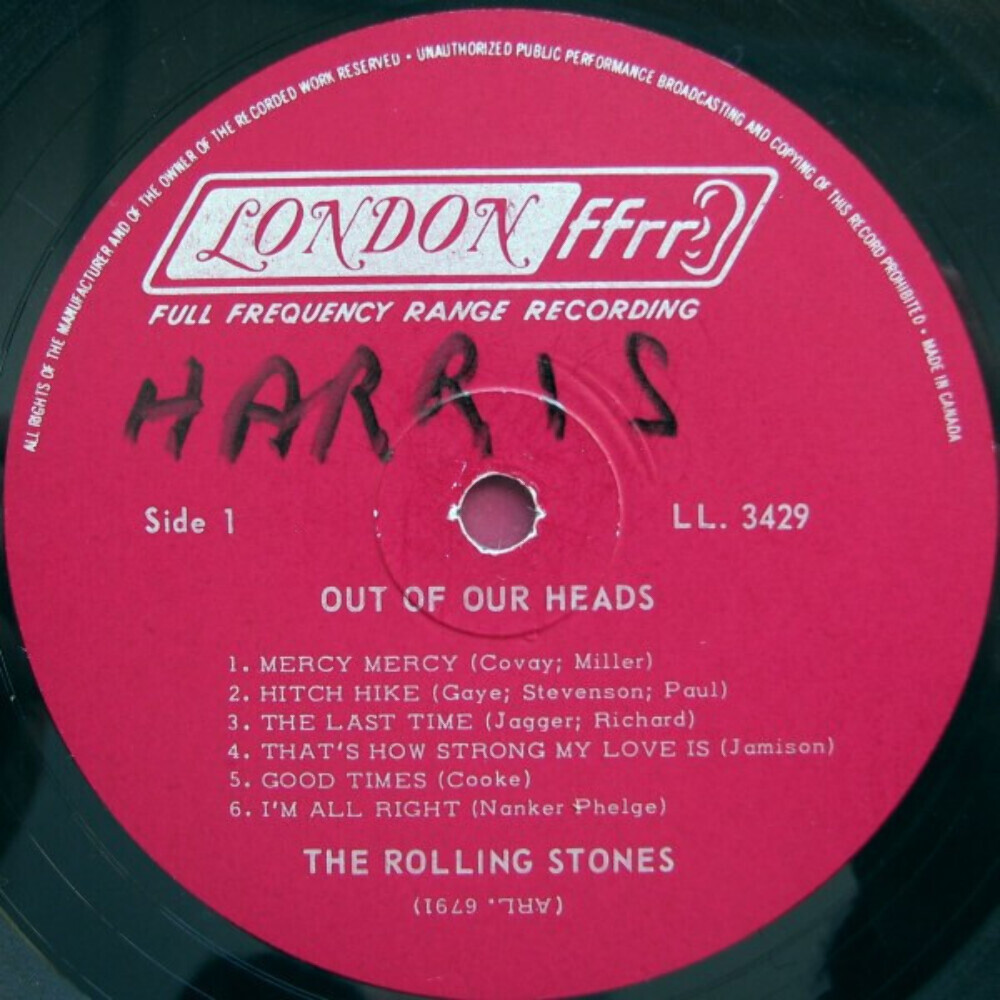 Rolling Stones　Out Of Our Heads アナログLP盤 The Rolling Stones – Out Of Our Heads – Vinyl (Export, LP