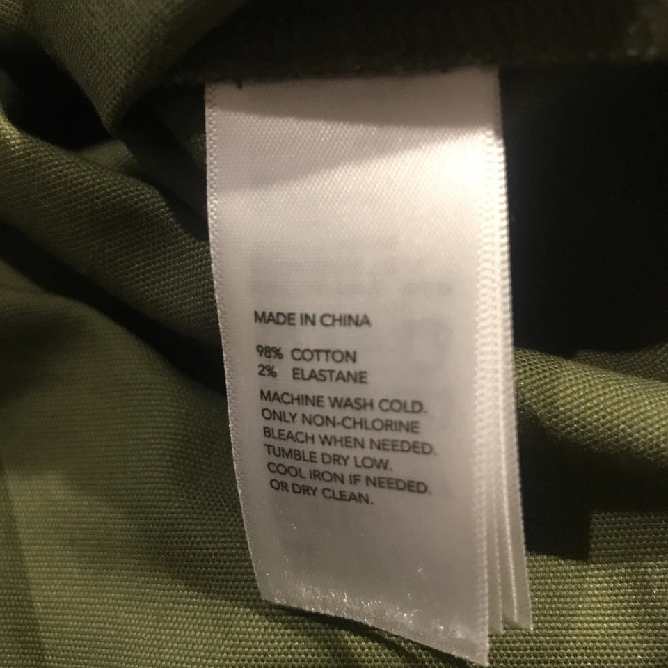 Vestido Kate Spade Saturday Mini Cambio Sin Mangas Plateado Ojal Talla 0 Verde Ejército Foto 4 de 4