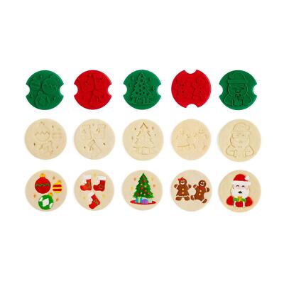Weihnachten Ausstecher Keks 10 cm Stempel Pressen Stamper Chef'N XL 