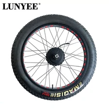 Electric Fat Bike Motor Wheel 48V Ebike Conversion 175mm 80N.M Snow Bike Motor