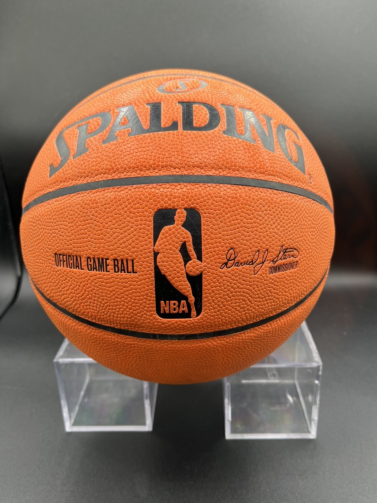 Spalding NBA Official Game Ball 2006 Cross Traxxion David Stern