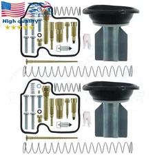 2x Carburetor Carb Repair Rebuild Kit For Kawasaki Prairie Brute Force650 KVF650