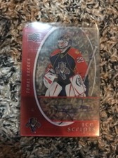 2008-09 TOMAS VOKOUN PANTHERS UPPER DECK TRILOGY AUTO ICE SCRIPTS AUTOGRAPH