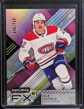 2021-22 Synergy Hockey Cole Caufield Rookie FX RC 146/749 Montreal Canadiens