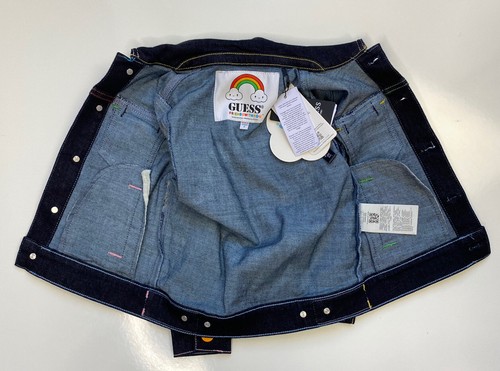 Guess x FriendsWithYou Rainbow Pride Collab / Kids Size 4 Denim Jacket & Jeans - Picture 12 of 12