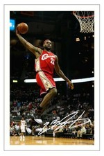 LEBRON JAMES - CLEVELAND CAVALIERS AUTOGRAPH SIGNED PHOTO POSTER PRINT