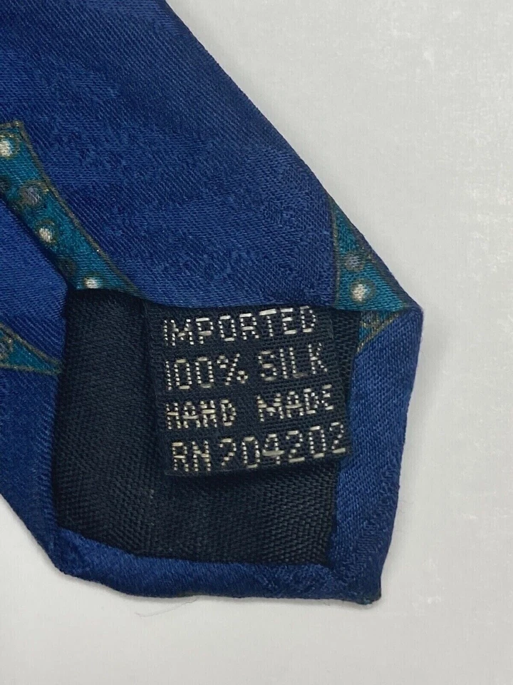 Corbata formal Albert Nipon para hombre 58"Lx4"W corbata multicolor  Foto 3 de 4