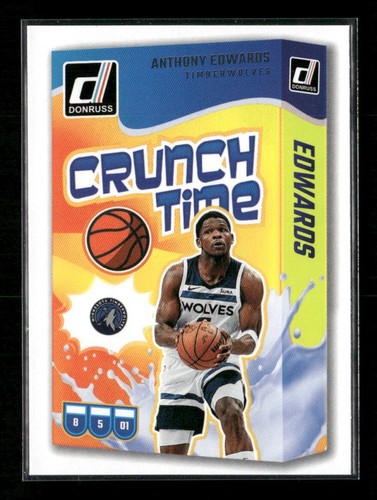 2024-25 Anthony Edwards Panini Donruss Crunch Time #15 Timberwolves