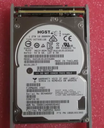 Fujitsu Eternus 1.2TB 10K SAS 12Gb/s 2.5" Hard Drive HDD CA07670-E777 For DX - Picture 3 of 3