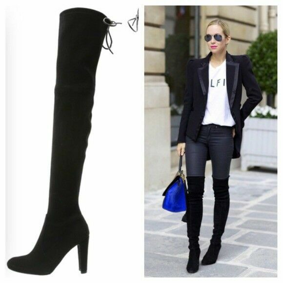stuart weitzman highland boots leather