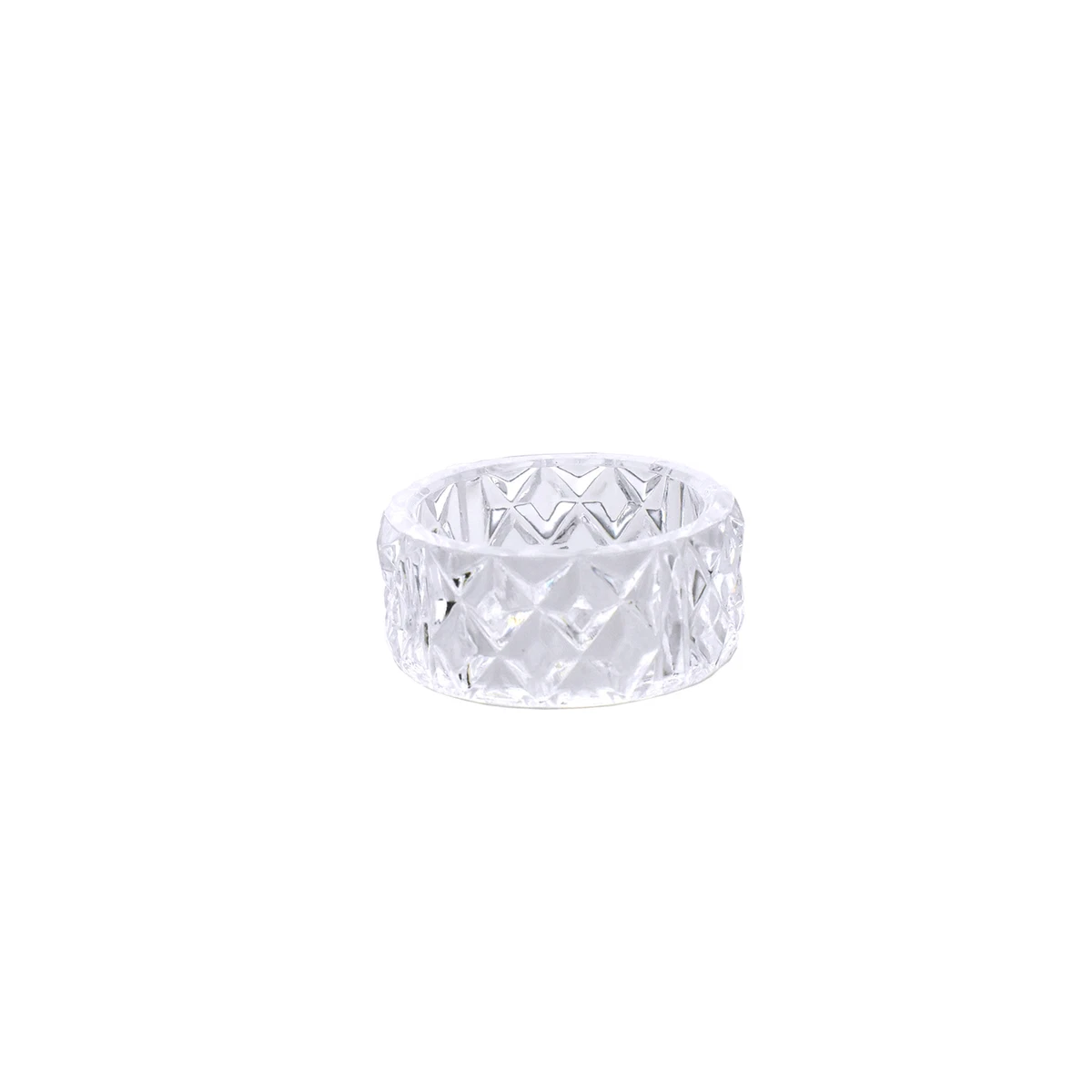 Clear plastic clearance napkin rings