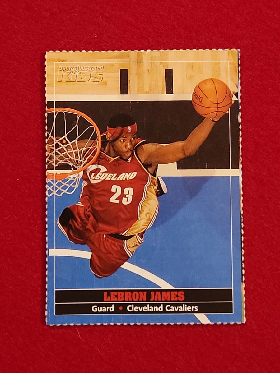 2004 Lebron James Sports Illustrated For Kids 1st Pro Card Rookie
