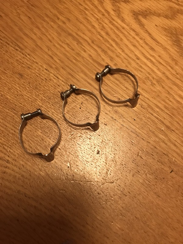 SHIMANO DURA ACE VINTAGE TOP TUBE CABLE GUIDES IN NICE CONDITION X3